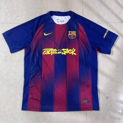 Barcelona Home Fans Football Jersey Quality Football Jersey （联名版）