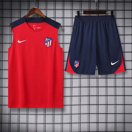 Atletico Madrid Training Clothing Vest Set Football Jersey 2024/2025