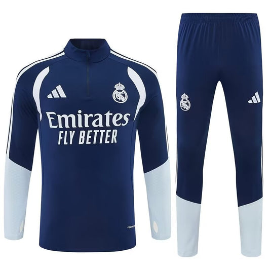 Real Madrid Training Tracksuit Blue (Kids And Man 10-2XL) 2026/2027