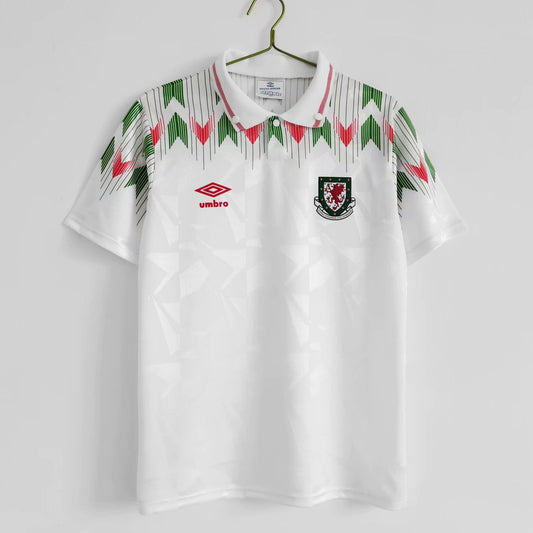 Retro Wales Away 1990 1992 Football Jersey