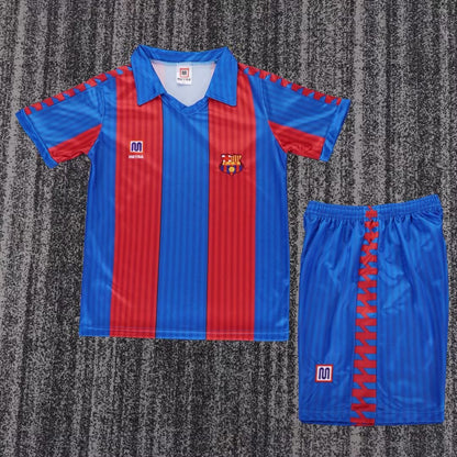 Retro Barcelona Home Kids Football Jersey 1989/1992