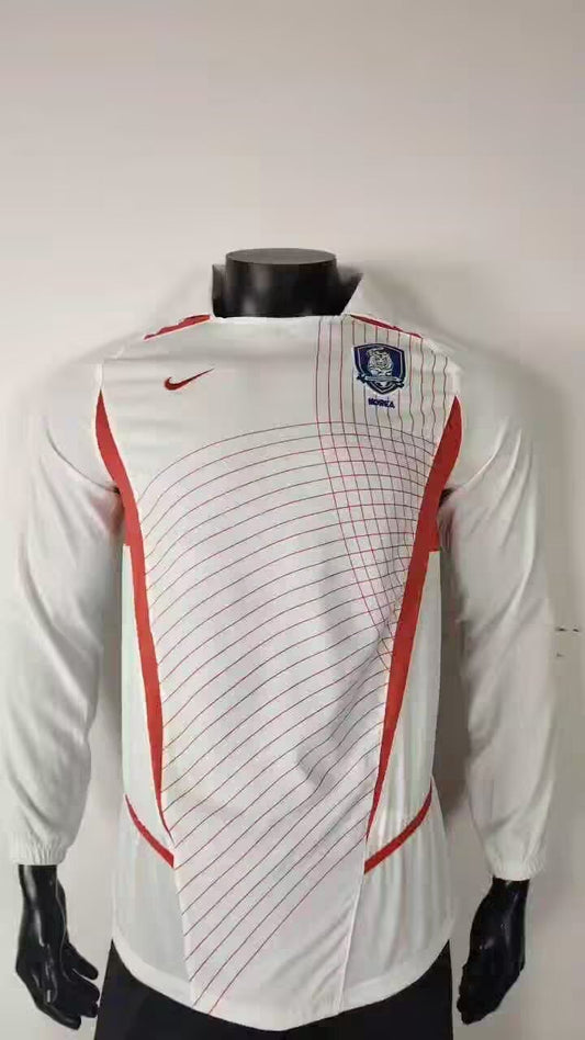 Retro Korea Long Away Fans Football Jersey 2002