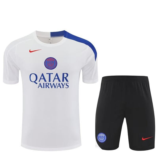 PSG Paris Training Fans Kits White Football Jersey 2025/2026 (Kids And Man )