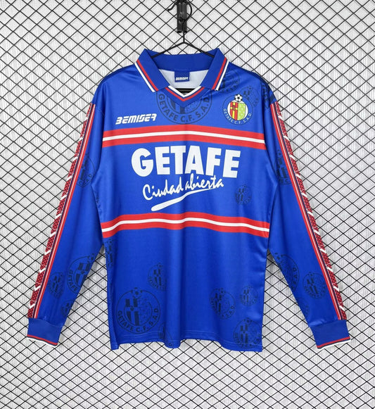 Getafe Home Long Sleeve Fans Football Jersey 1998