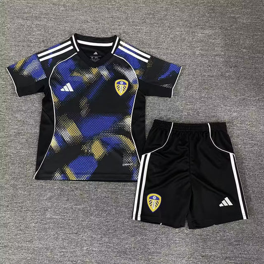 Leeds United Third Away Kids Football Jersey 2025/2026