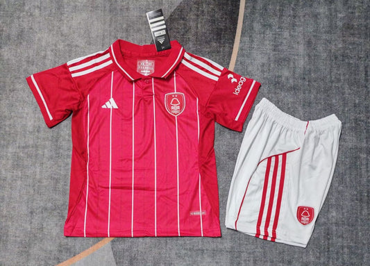 Nottingham Forest Home Kids Football Jersey 2025/2026