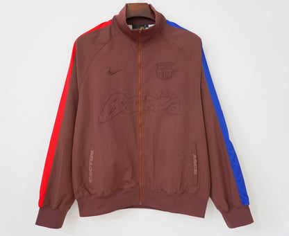 Barcelona Windbreaker Coffee Football Jersey 2025/2026