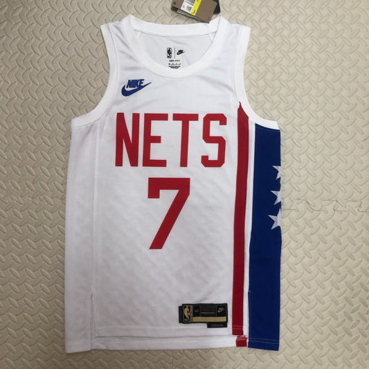 Brooklyn Nets Retro White #7 DURANT NBA Season Jerseys 2023