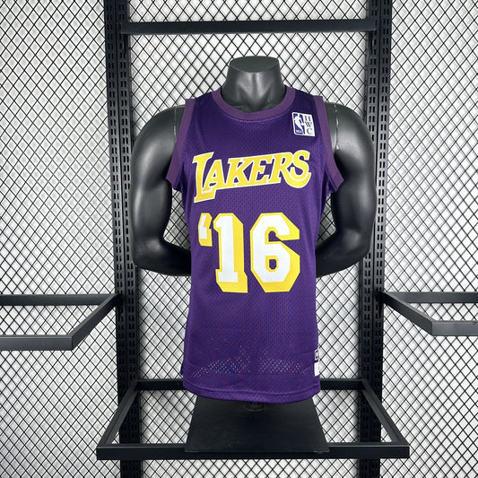 Los Angeles Lakers Blackpink Purple #16 BLAJKPINK NBA Jerseys 2025/2026