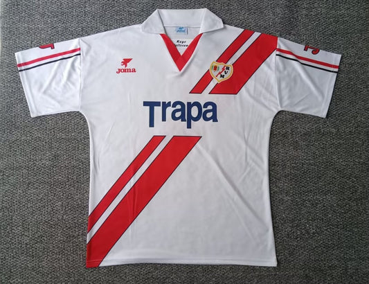 Retro Rayo Vallecano Home Fans 1997/1998 Football Jersey