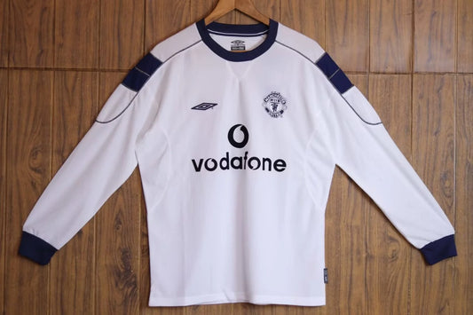 Retro Manchester United Long Away Football Jersey 1999/2000