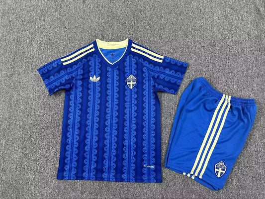Sweden Away Kids Fans Football Jersey 2026/2027