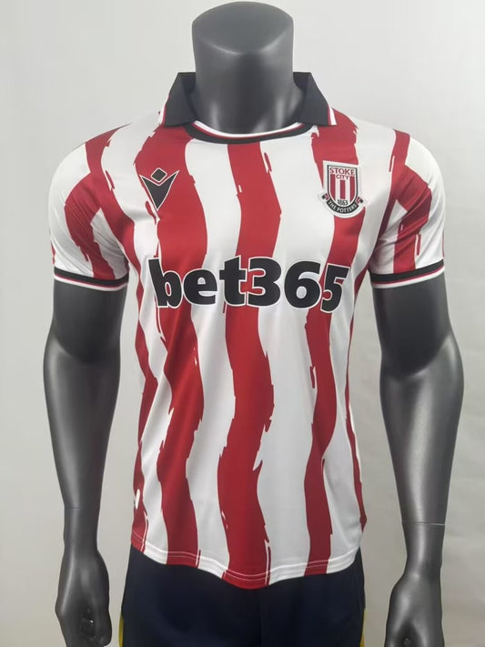 Stoke City Home Fans Football Jersey 2025/2026