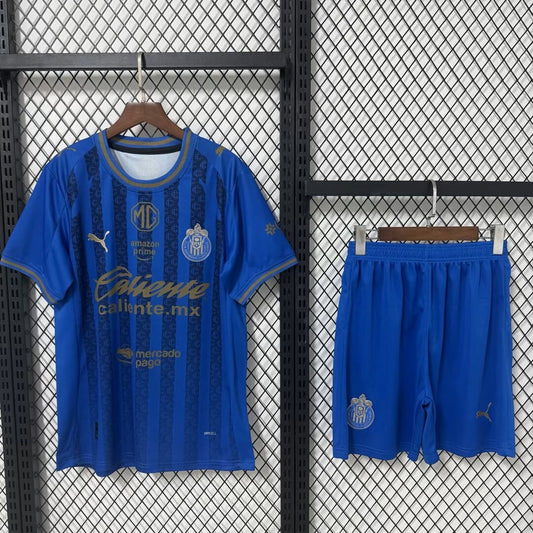 Chivas (Guadalajara ) Away With Pants Sets Blue Fans Football Jersey 2026/2027