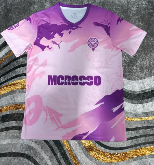 Morocco Training Clothes Purple Fans Football Jersey 2025/2026