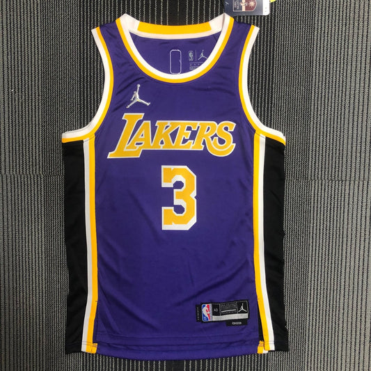 Los Angeles Lakers 75Year Prople #3 DAVIS NBA Season Jerseys