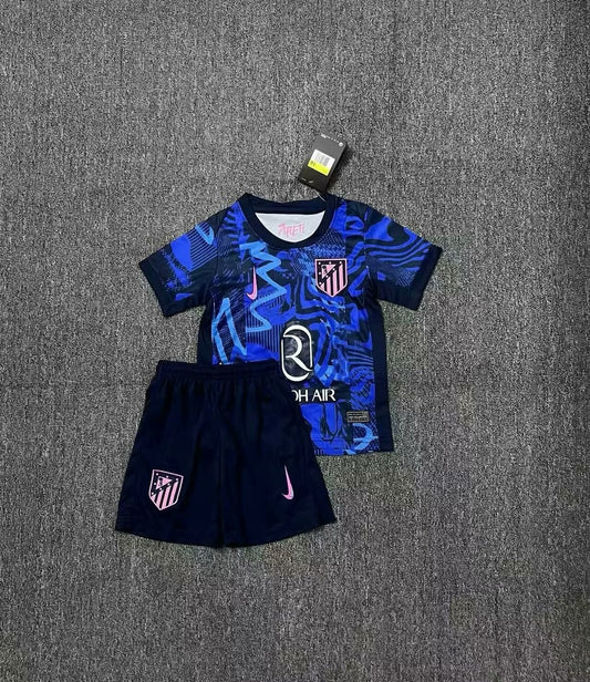 Atletico Madrid Third Away Kids Football Jersey 2024/2025