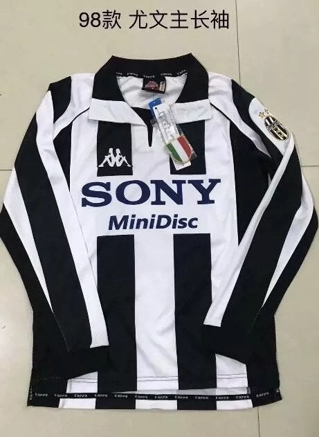 Retro Juventus Home Long Sleeve Football Jersey 1997/1998