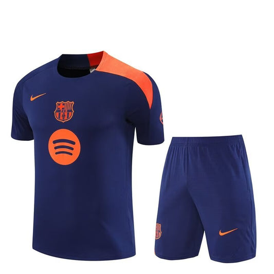 Barcelona Training Fans Kits Blue Football Jersey 2025/2026 (Kids And Man )