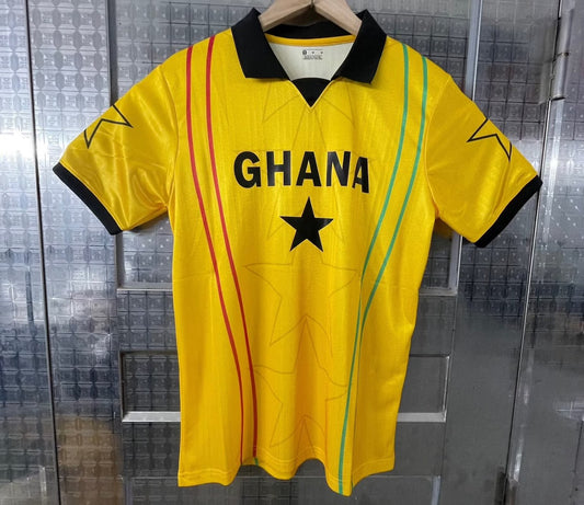 Ghana Special Edition Yellow Fans Football Jersey 2026/2027