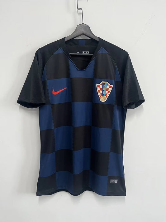 Retro Croatia Away Football Jersey 2018