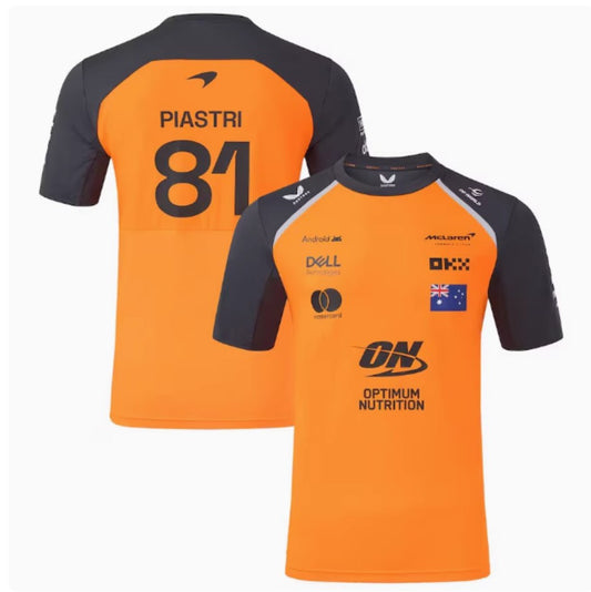 F1 McLaren Orange Short Sleeve Racing Suit 2025