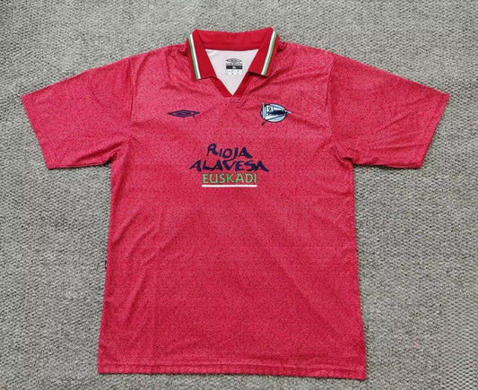 Retro Deportivo Alaves Away Fans Football Jersey 2001/2002