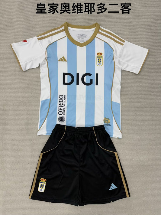 Real Oviedo Third Away Fans (Kids And Man) Football Jersey 2025/2026