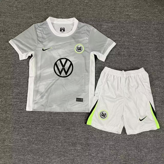 Wolfsburg Away Kids Football Jersey 2025/2026