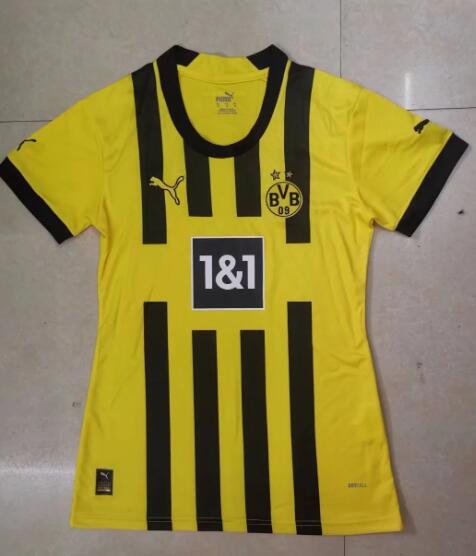 Dortmund Home Women Fans Football Jersey 2022/2023