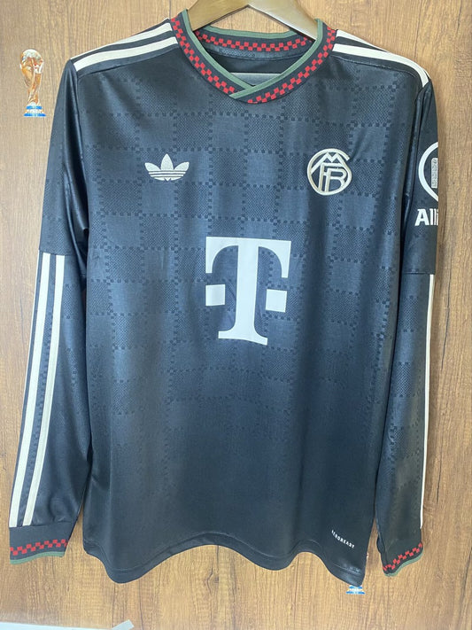 Bayern Munich Third Away Long Sleeves Fans Football Jersey 2025/2026