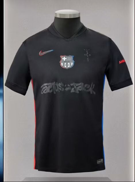 Barcelona Away Travis Scott Co Branded Version Special Edition Player Football Jersey 2025/2026