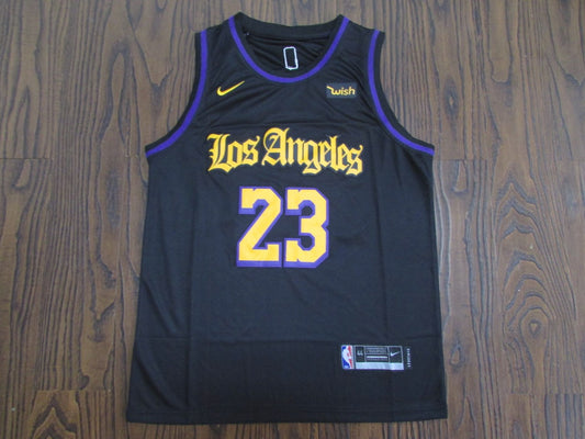 NBA New Laker Latin 23 James Black
