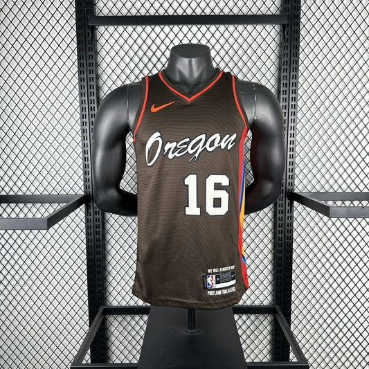 Portland Trail Blazers Black #16 YANG NBA Jerseys 2021