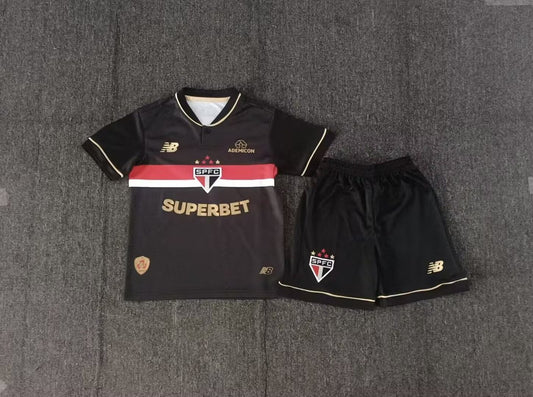 Sao Paulo Third Away Kids Football Jersey 2025/2026