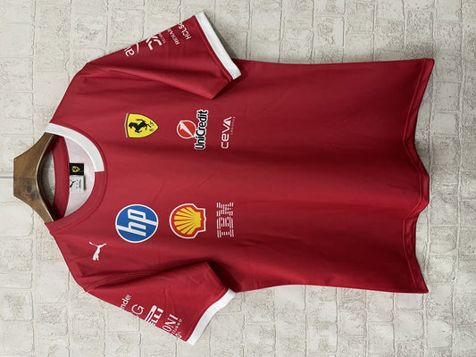 Ferrari Round Neck Fans Rugby Jerseys Football Jersey 2025