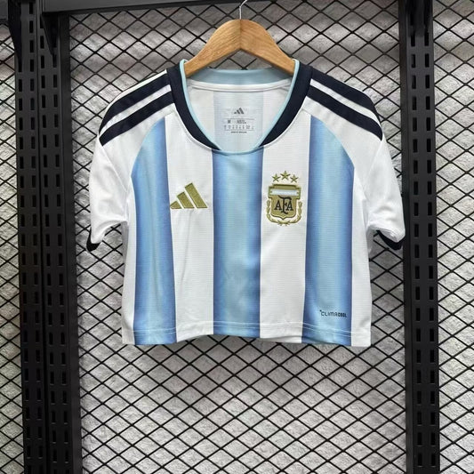 Argentina Home Women Cheerleading Team Fans Football Jersey 2026/2027