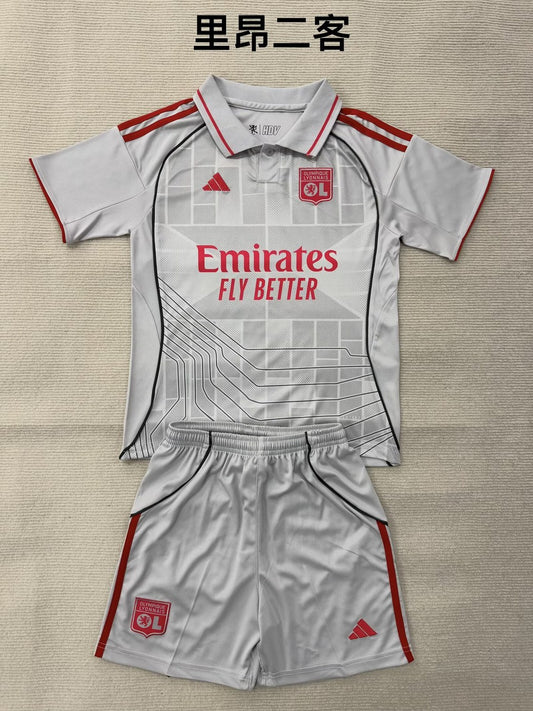 Olympique Lyonnais（OL) Third Away (Kids And Man ) Football Jersey 2025/2026