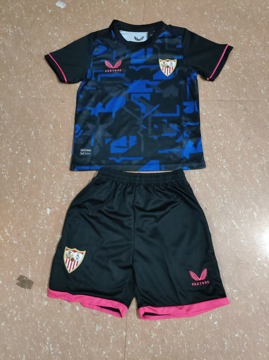 Sevilla Away Kids Football Jersey 2023/2024