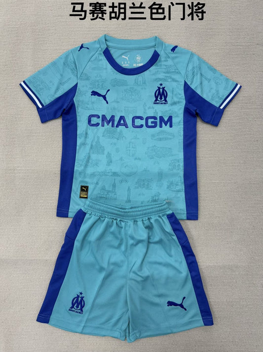 Marseille Goalkeeper Fans (Kids And Man) A1:1 Quality Football Jersey 2025/2026