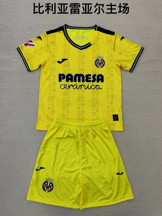 Villarreal Home Kids Football Jersey 2024/2025