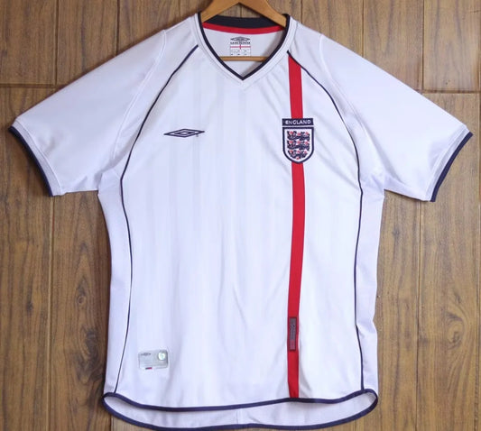 Retro England Home Football Jersey 2002