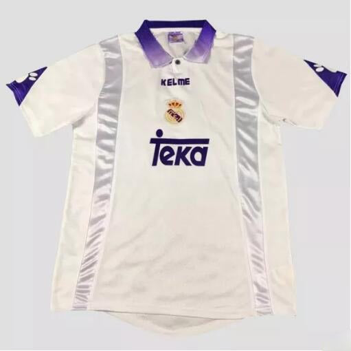 Retro Real Madrid Home Football Jersey 1997/1998