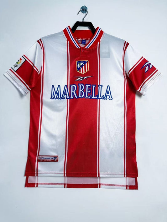 Retro Atletico Madrid Home Football Jersey 1999/2000