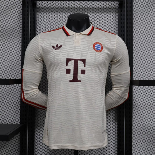 Bayern Munich Third Away Long Sleeves Player Football Jersey 2024/2025