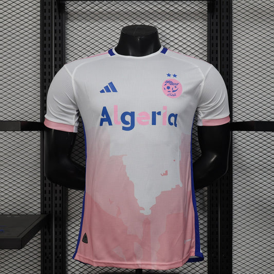 Algeria White Player Football Jersey 2025
