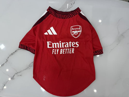 Arsenal Home Dog Pet Player Football Jersey 2025/2026