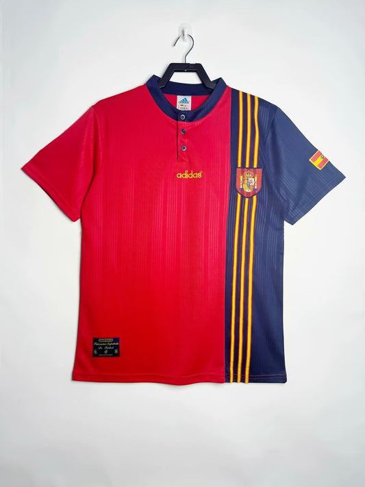 Retro Spain Home Football Jersey 1996