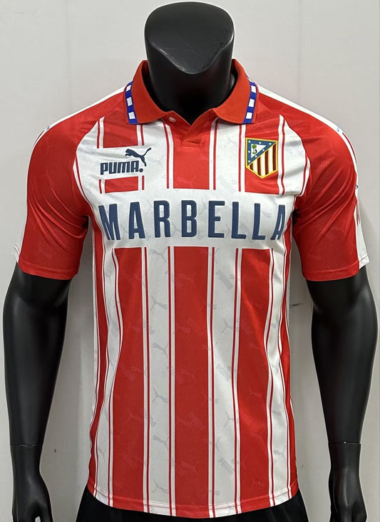 Retro Atletico Madrid Home Football Jersey 1994/1995