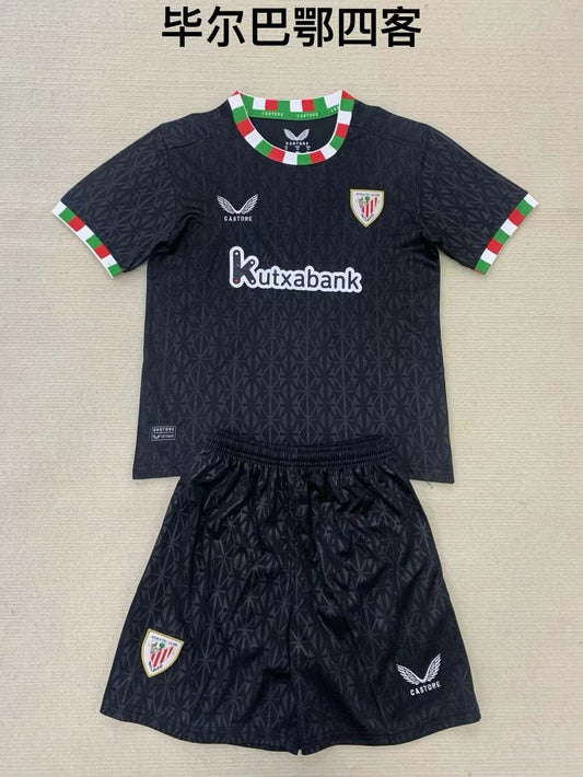 Athletic Bilbao Fourth Away Kids Football Jersey 2024/2025